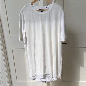RUDSAK Women’s White Short Sleeve Tee-shirt dress